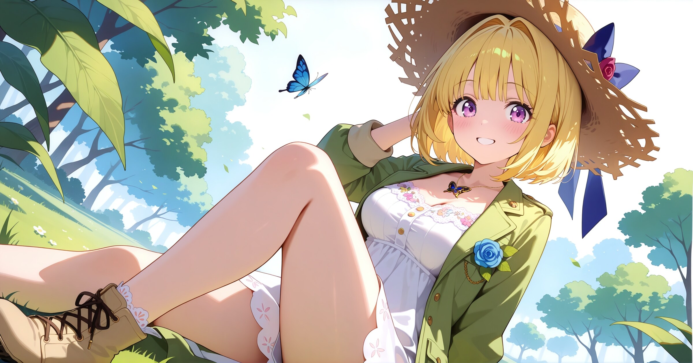 ピクニックガールコーデ