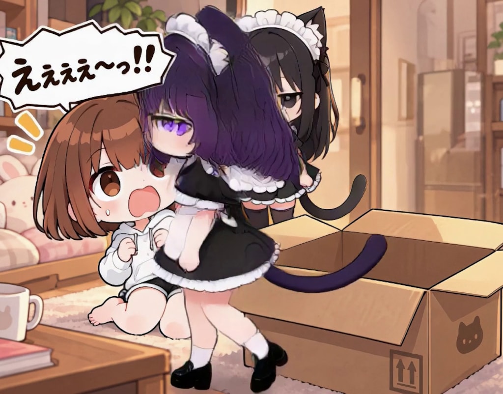 【みんなで作ろう！】うわまどちゃん【パラパライラスト４０】