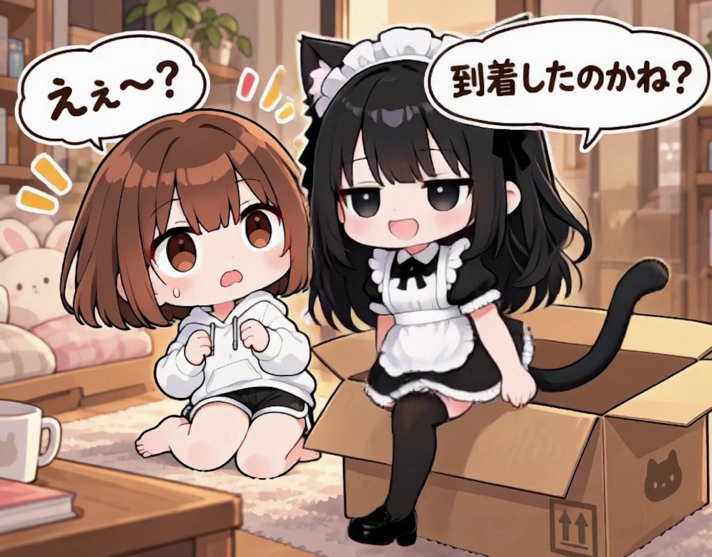 【みんなで作ろう！】うわまどちゃん【パラパライラスト４０】