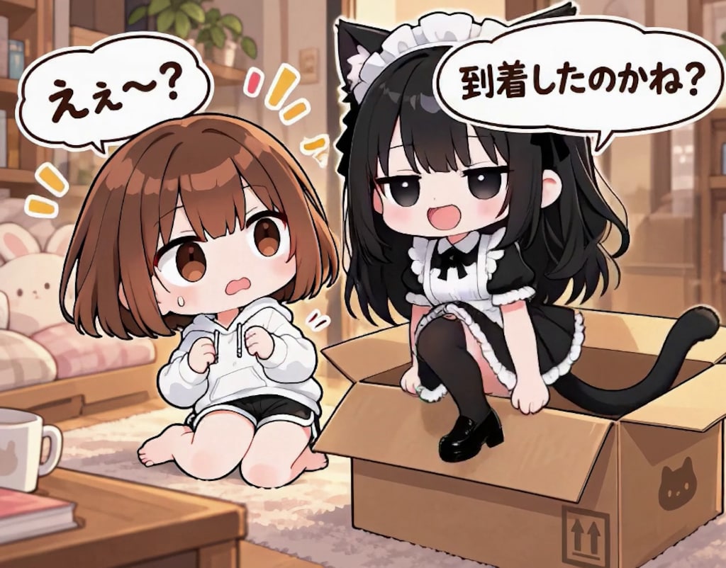 【みんなで作ろう！】うわまどちゃん【パラパライラスト４０】