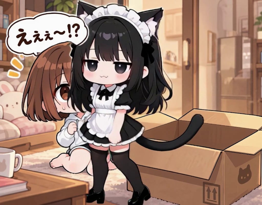 【みんなで作ろう！】うわまどちゃん【パラパライラスト４０】