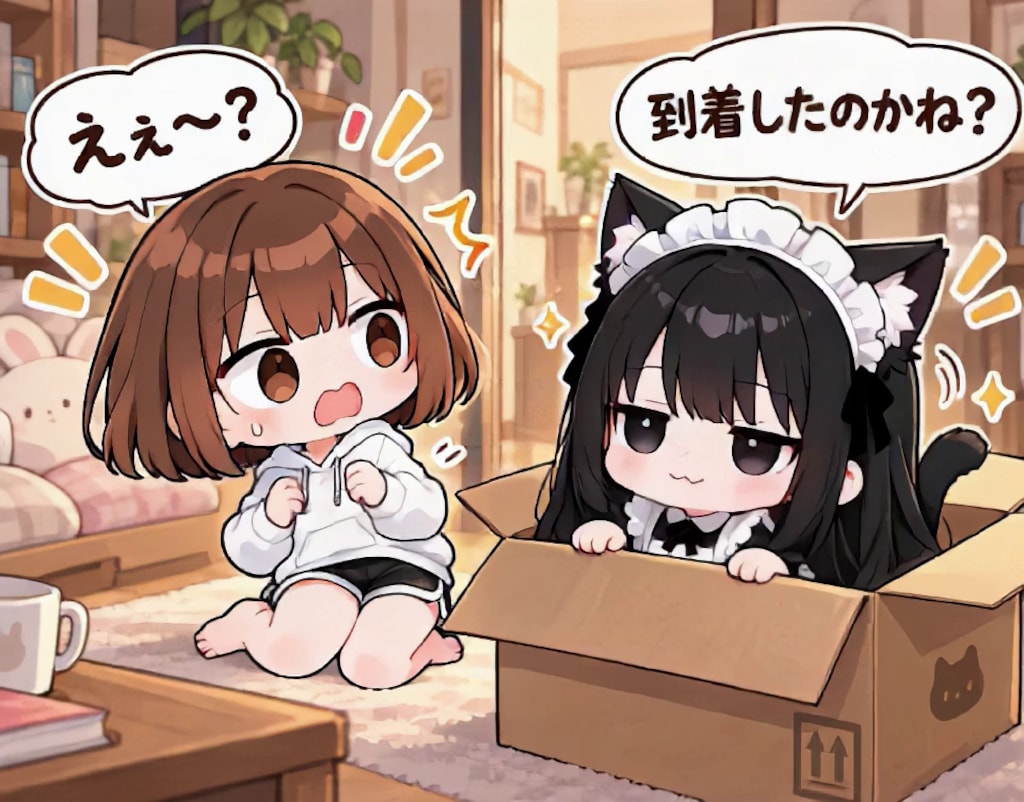 【みんなで作ろう！】うわまどちゃん【パラパライラスト４０】
