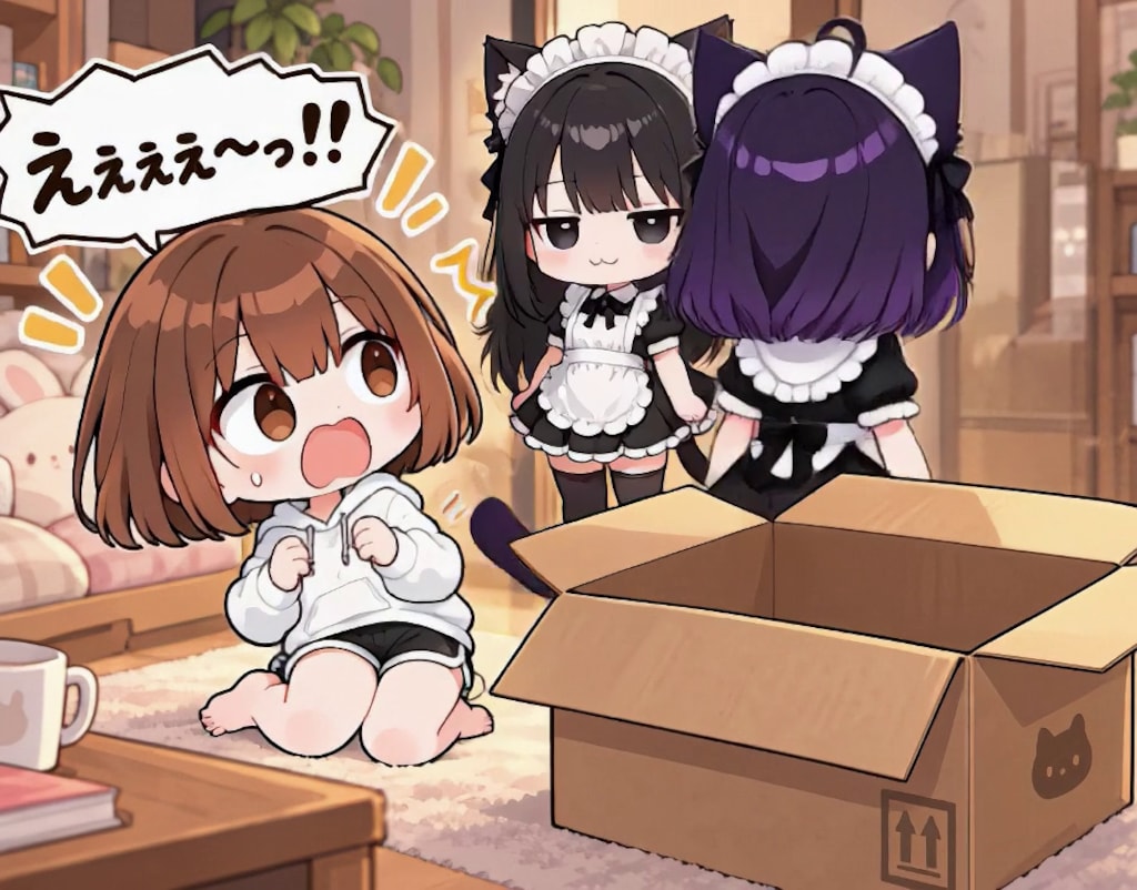 【みんなで作ろう！】うわまどちゃん【パラパライラスト４０】