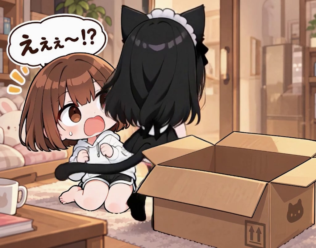 【みんなで作ろう！】うわまどちゃん【パラパライラスト４０】