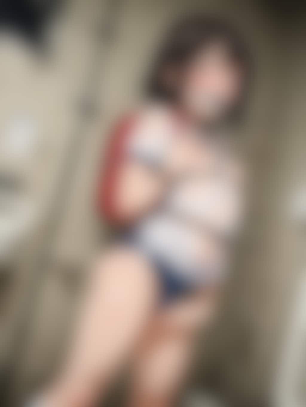 濡れ透け体操着露出 S-395