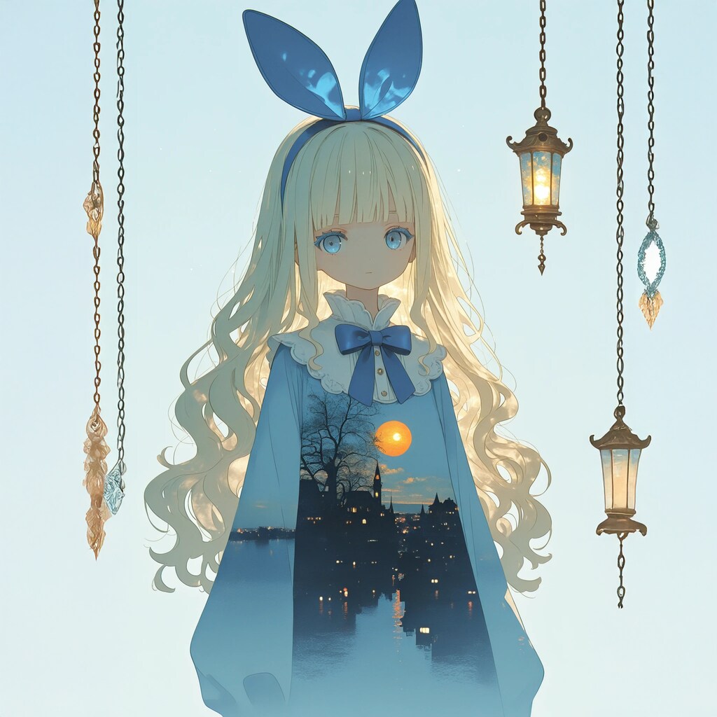 Alice in the double exposure