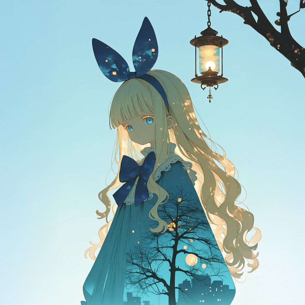 Alice in the double exposure