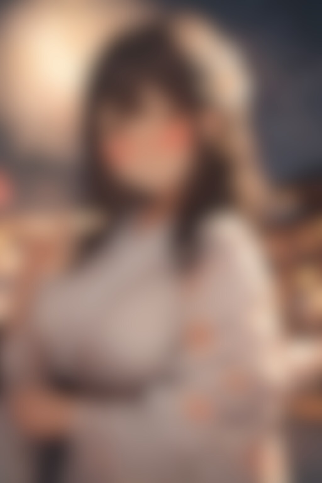 花火を着物姿👘で楽しむシュウカ(8枚‼️)