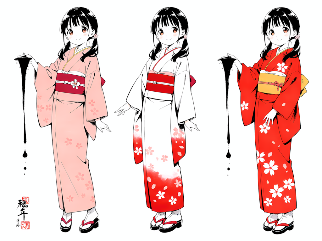 あけましておめでとうございます 別イラスト２／２