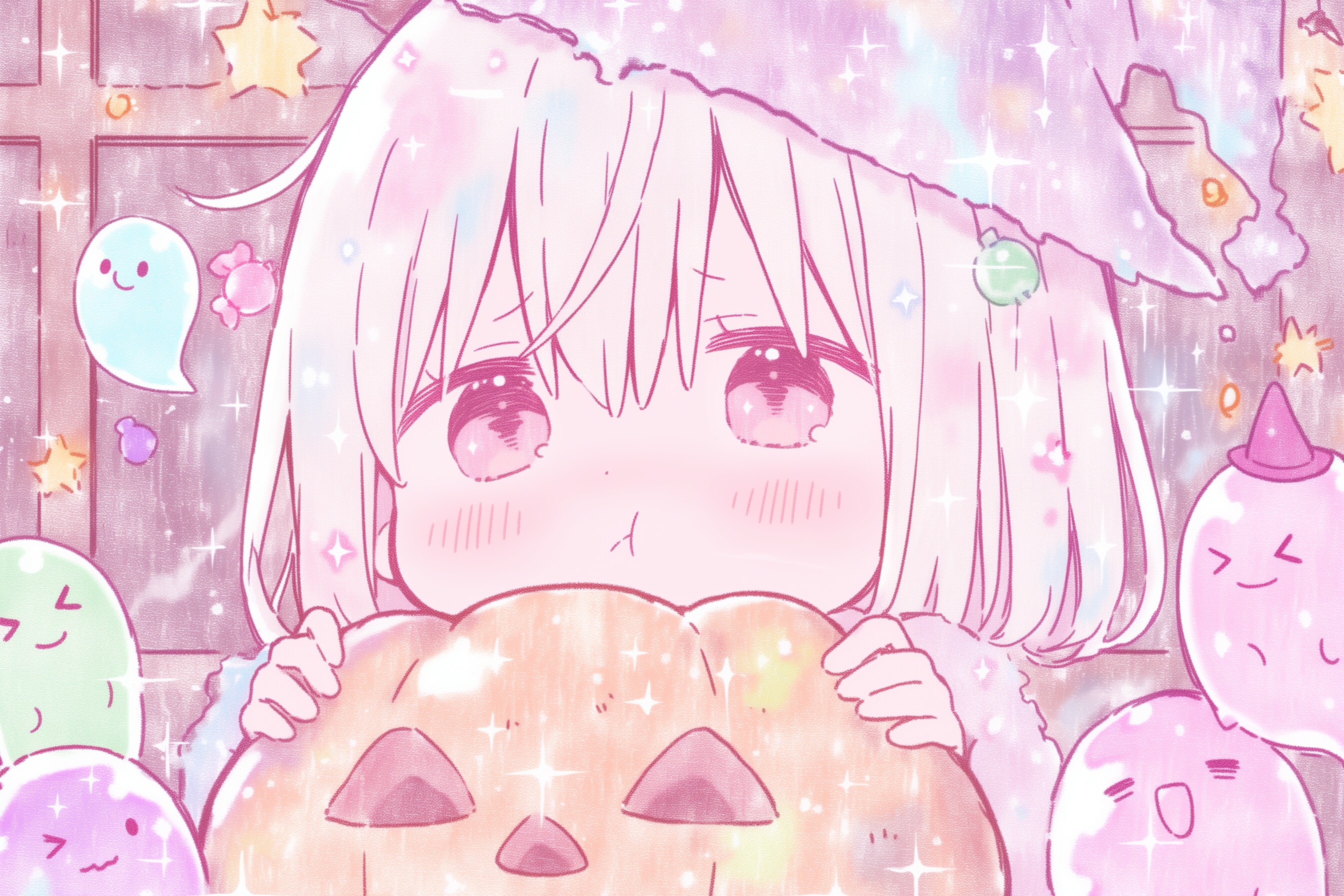 何とも言えない表情で