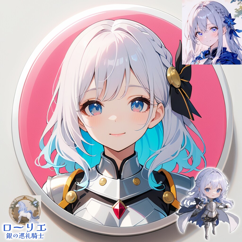 缶バッジこれくしょん (女の子＋大人女性陣＋男性キャラ陣)