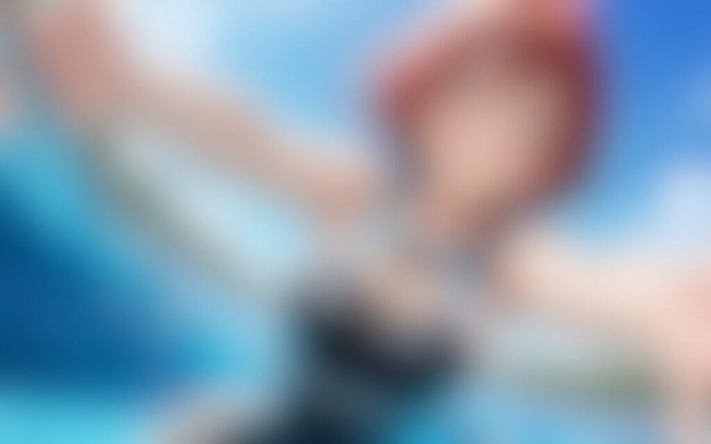 泳ぎの練習