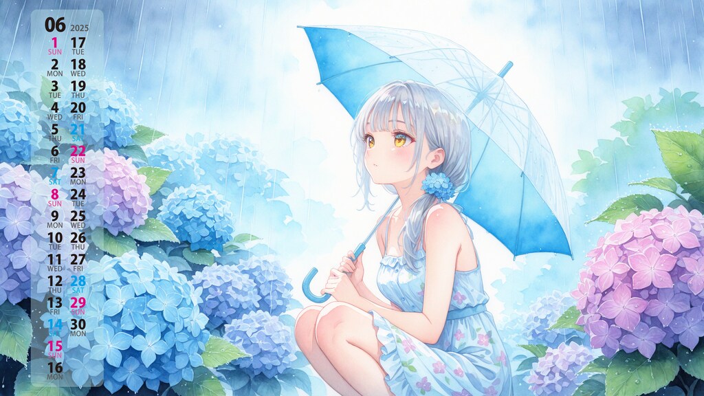 カレンダー　6月