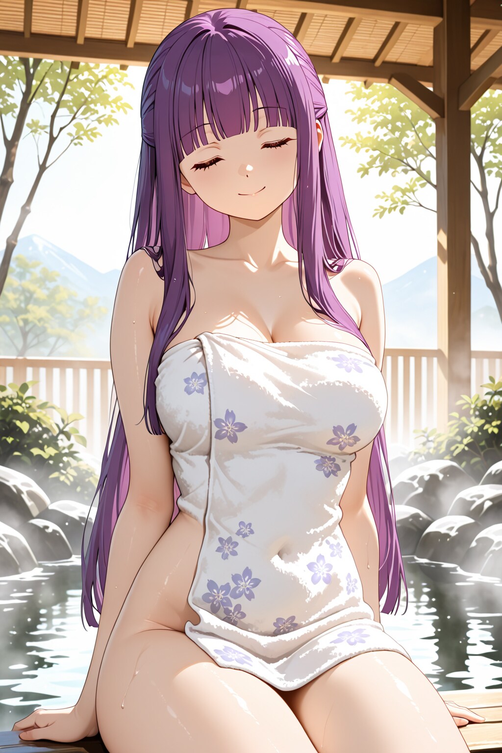 温泉で魔法使いのお潮