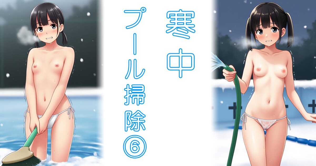 寒中プール掃除⑥（40枚）