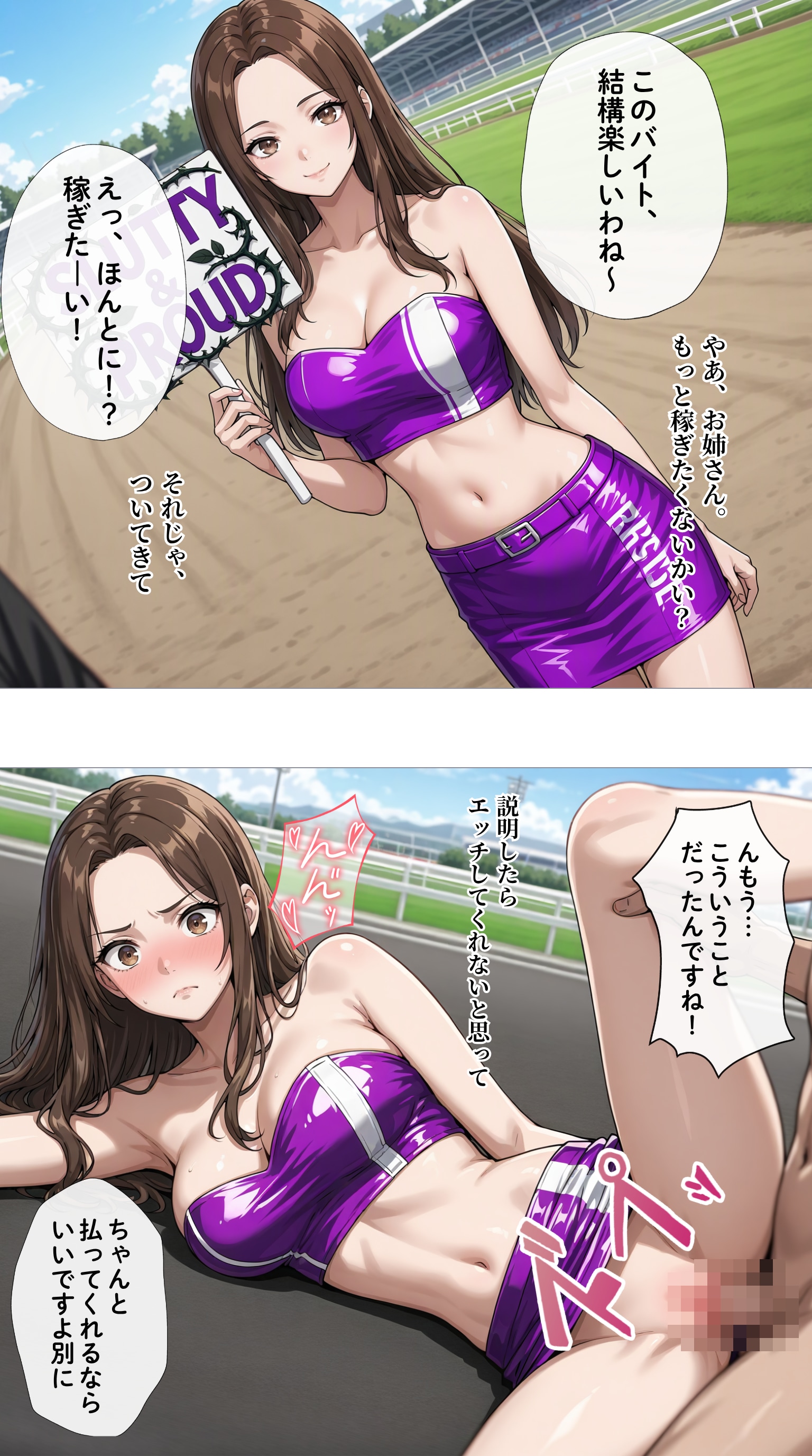 レースクイーンのバイトで稼ぐ一軍ギャルズ【オタクの姉】編