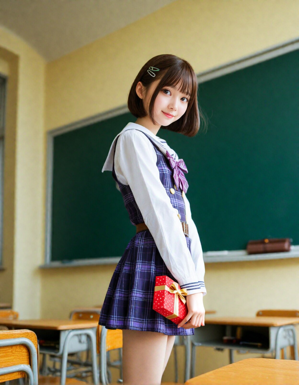 260213P【6+2枚】バレンタインの練習をしているコトちゃん