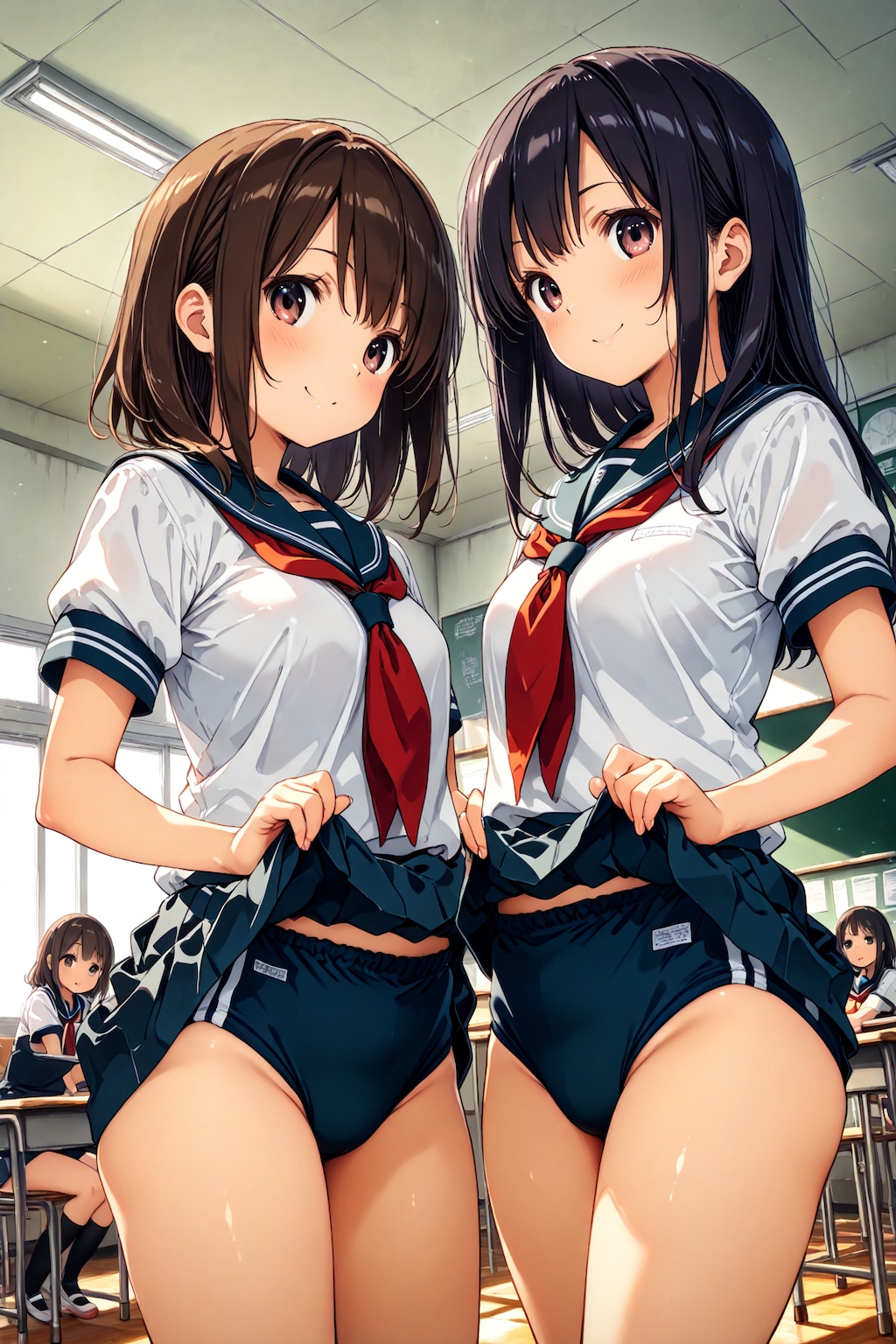 ブルマ穿いてるから平気だもん(18)