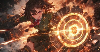 Battleスタイルミリタリーメカ娘