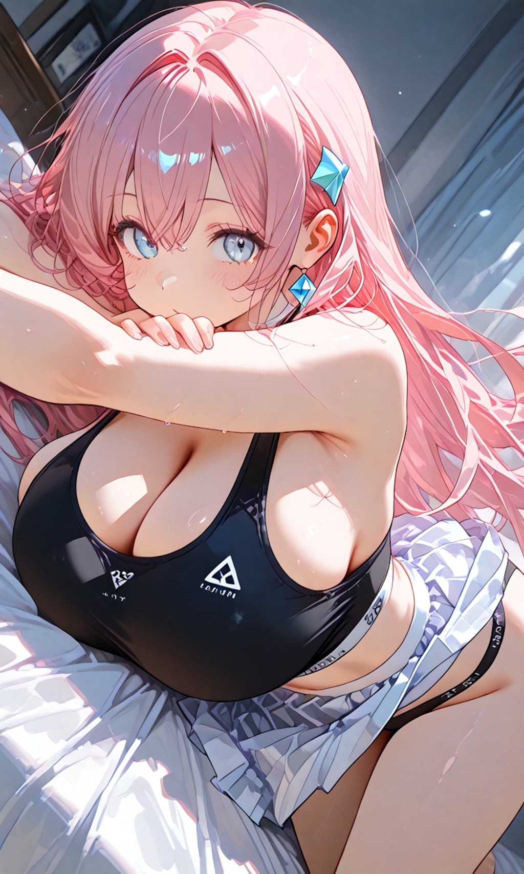 巨乳とスポーツブラ