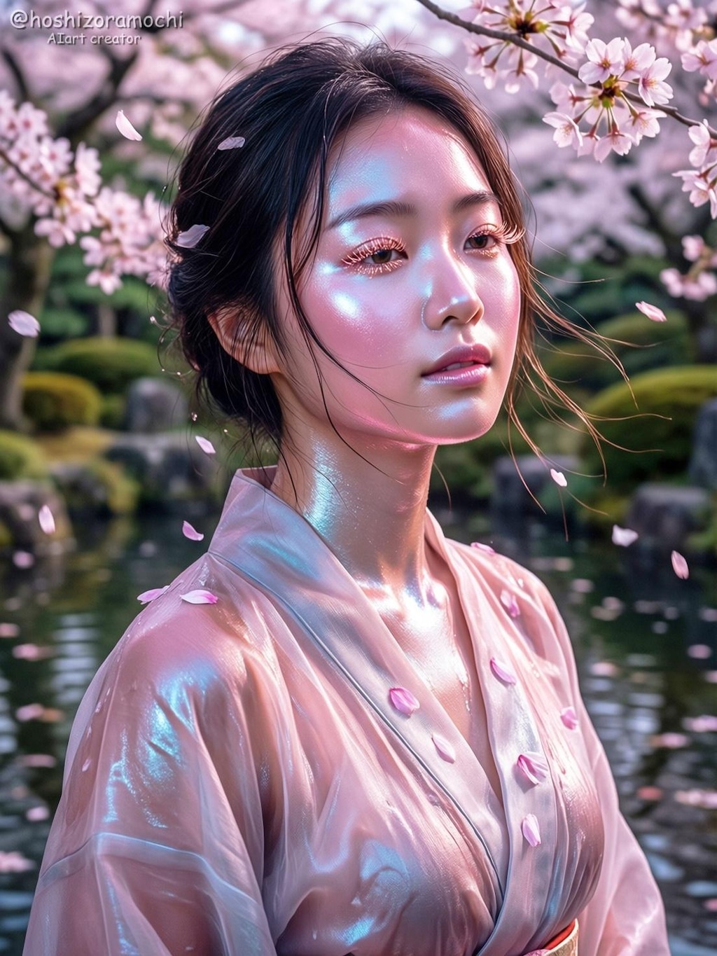 メタリックな肌