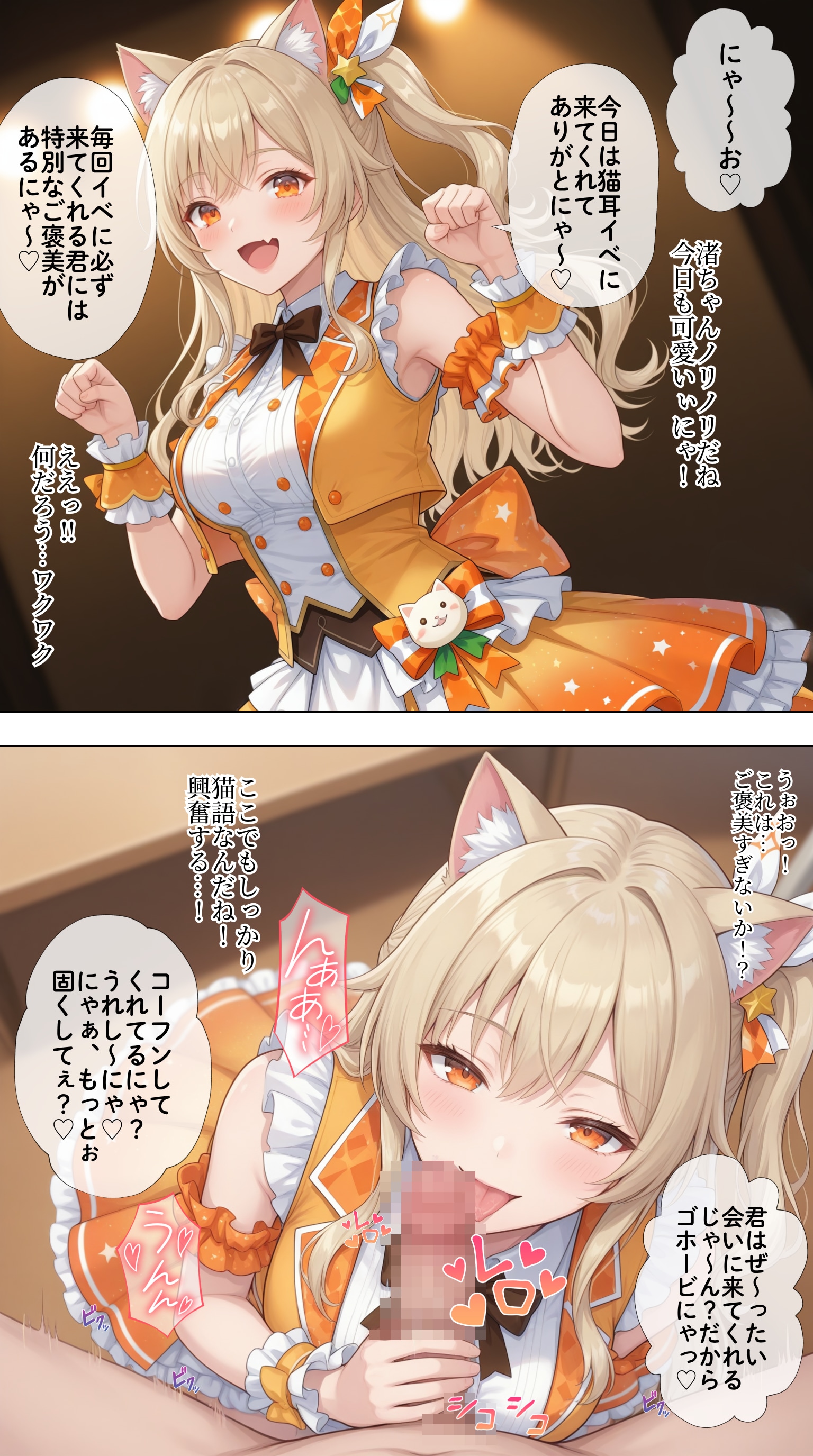 猫耳にゃん語尾でファンにご奉仕するアイドル【大正渚】編