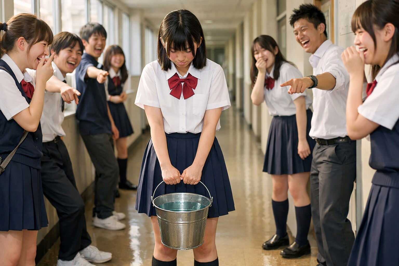悪い子は裸でバケツ持って廊下に立ってなさい