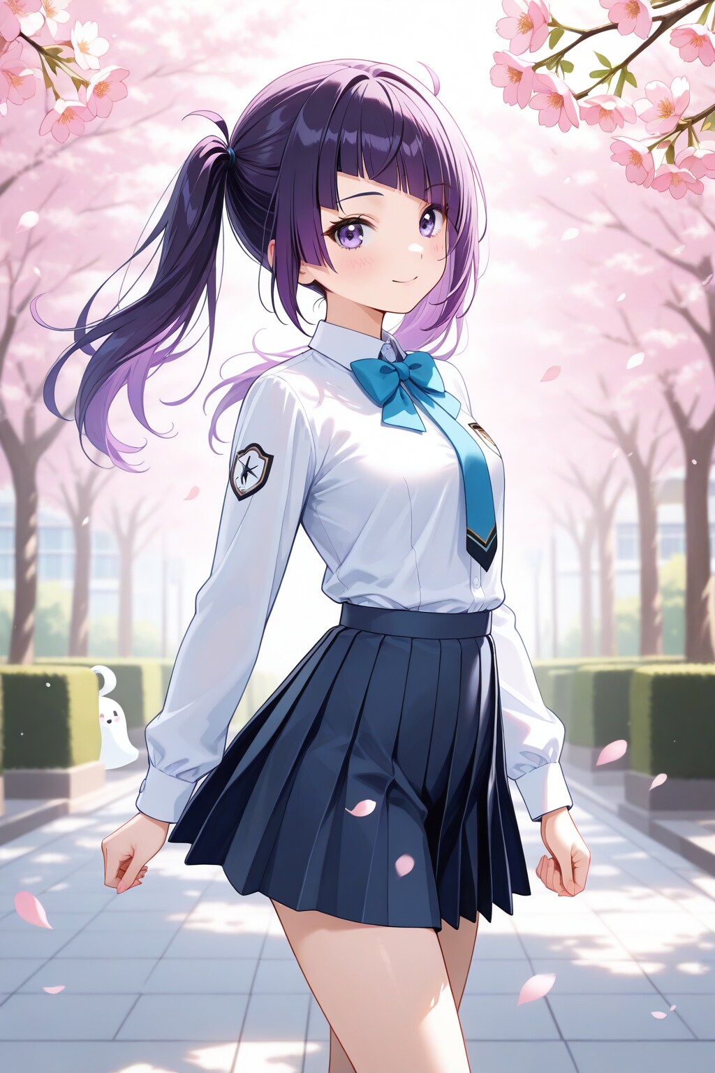 20260107【10枚】桜のつぼみの下での女性