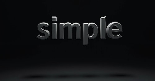 シンプル
