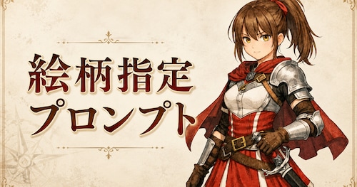 絵柄指定プロンプト