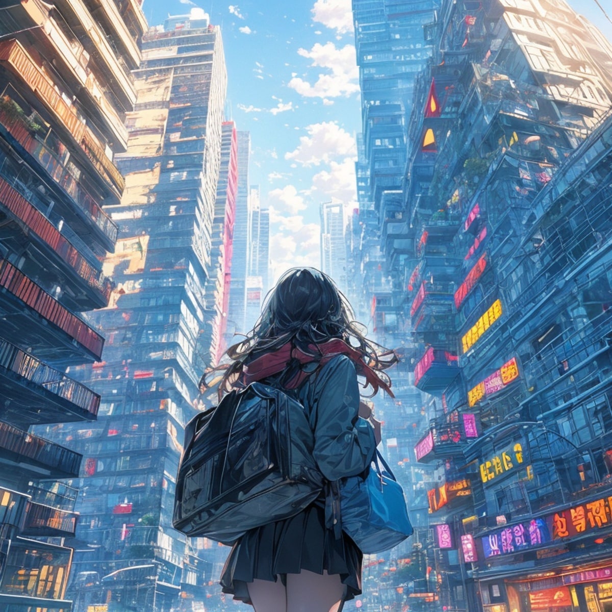 リアル、幻想的、ファンタジック...都市を描いたAIイラスト特集