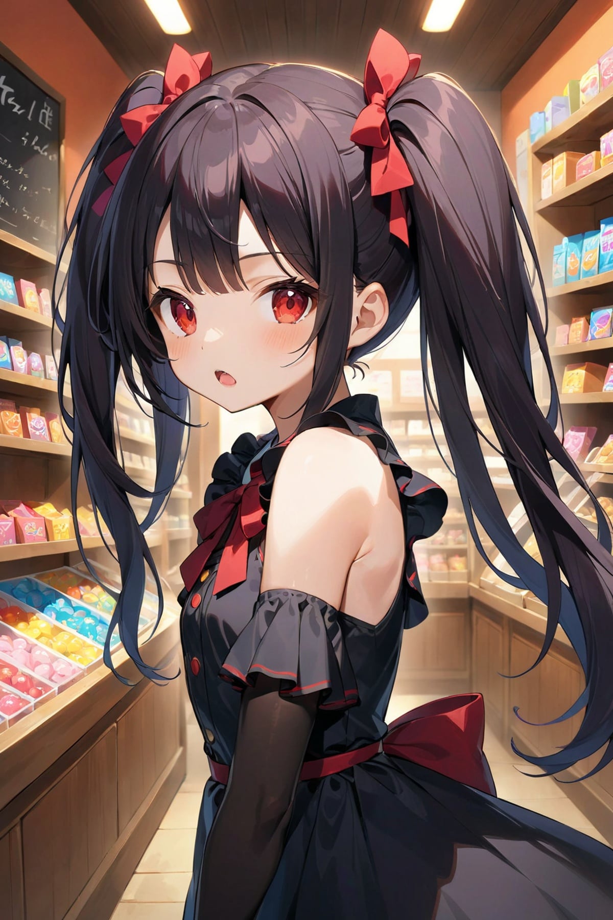 美少女イラストの定番スタイル。ツインテールのAIイラスト特集