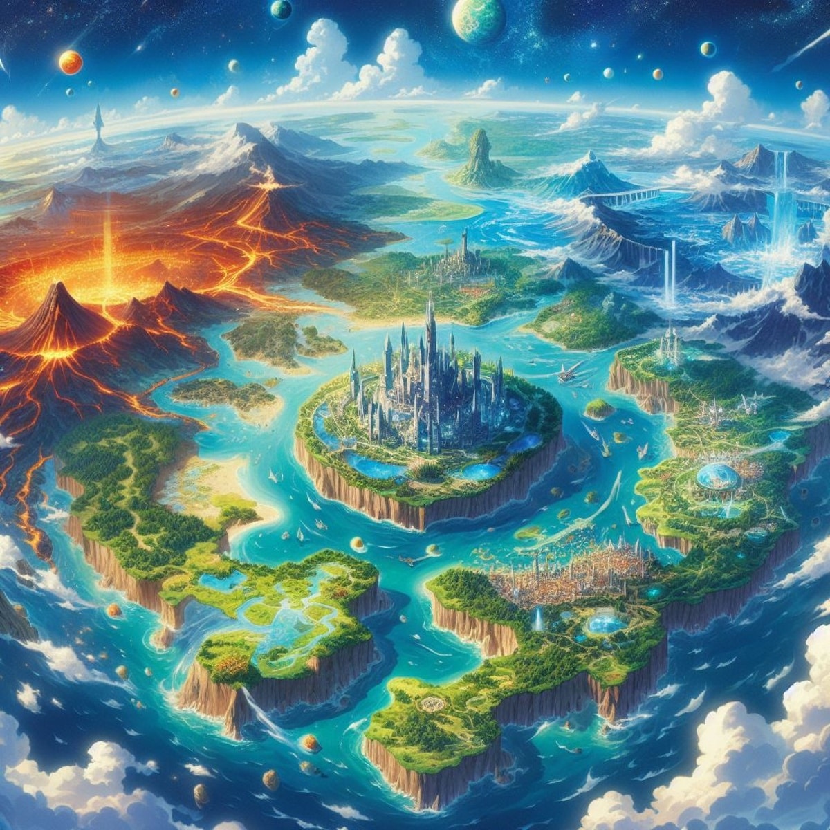 異世界への誘い。ファンタジー風景AIイラスト特集