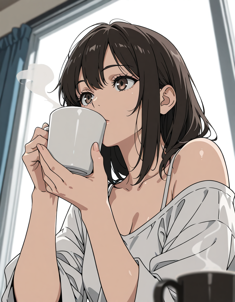 朝のコーヒー