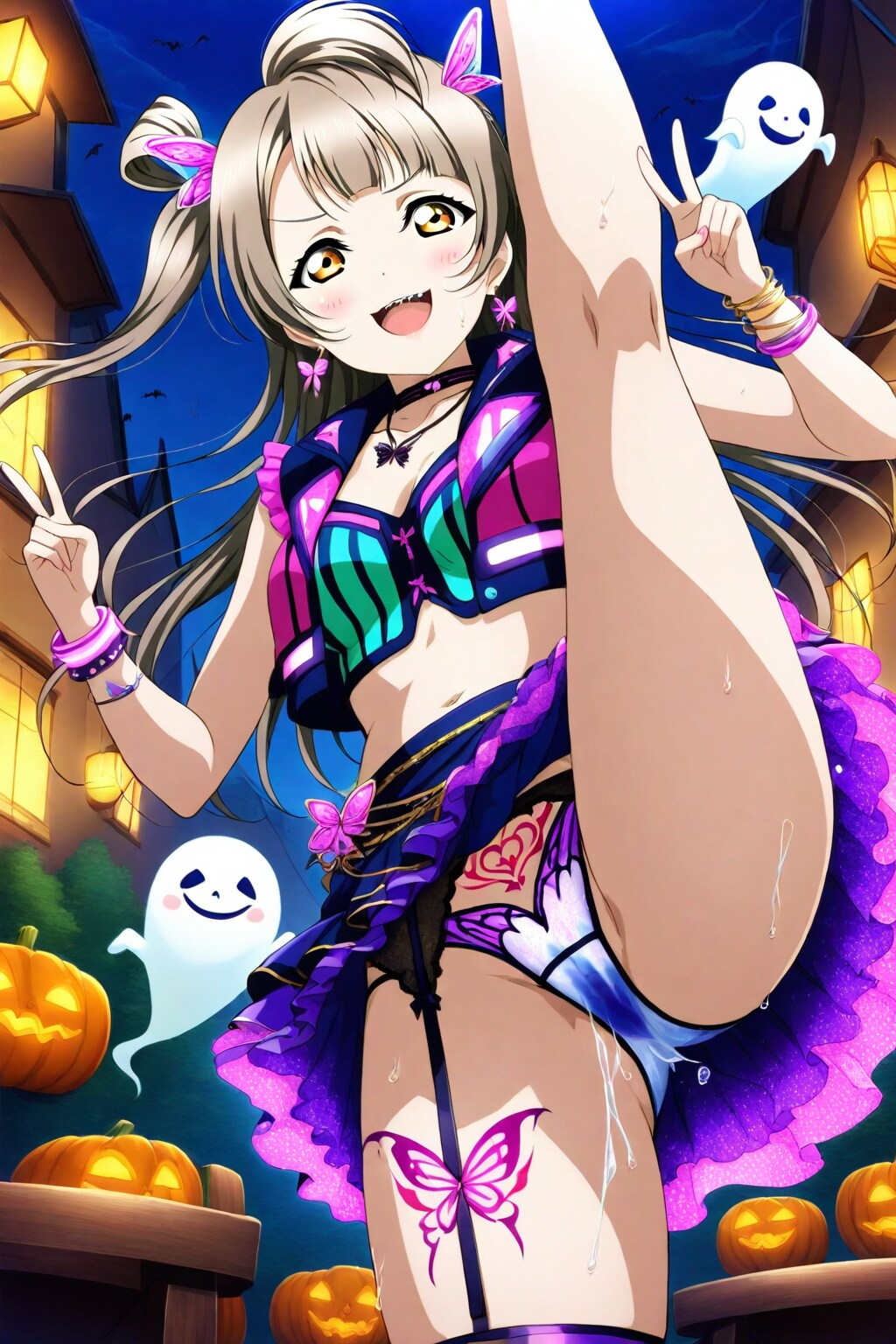 ハロウィンではしゃぐラブライブの子