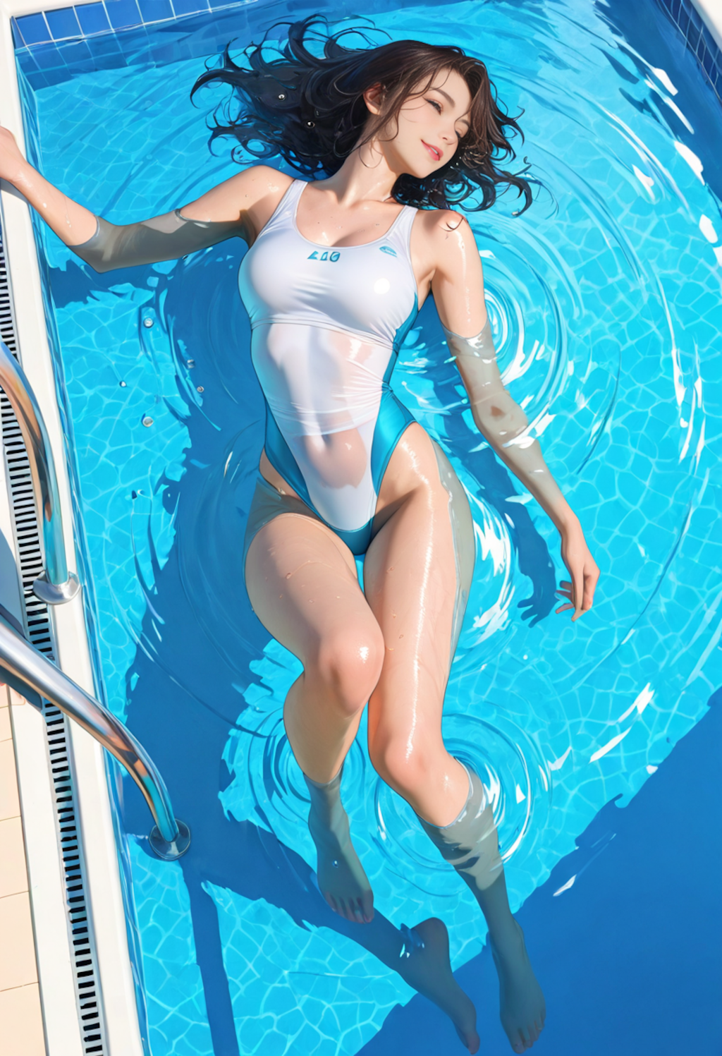 プール気持ちいいです