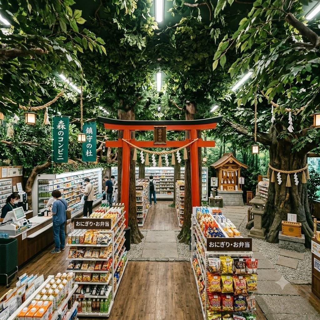 鎮守の杜コンビニ