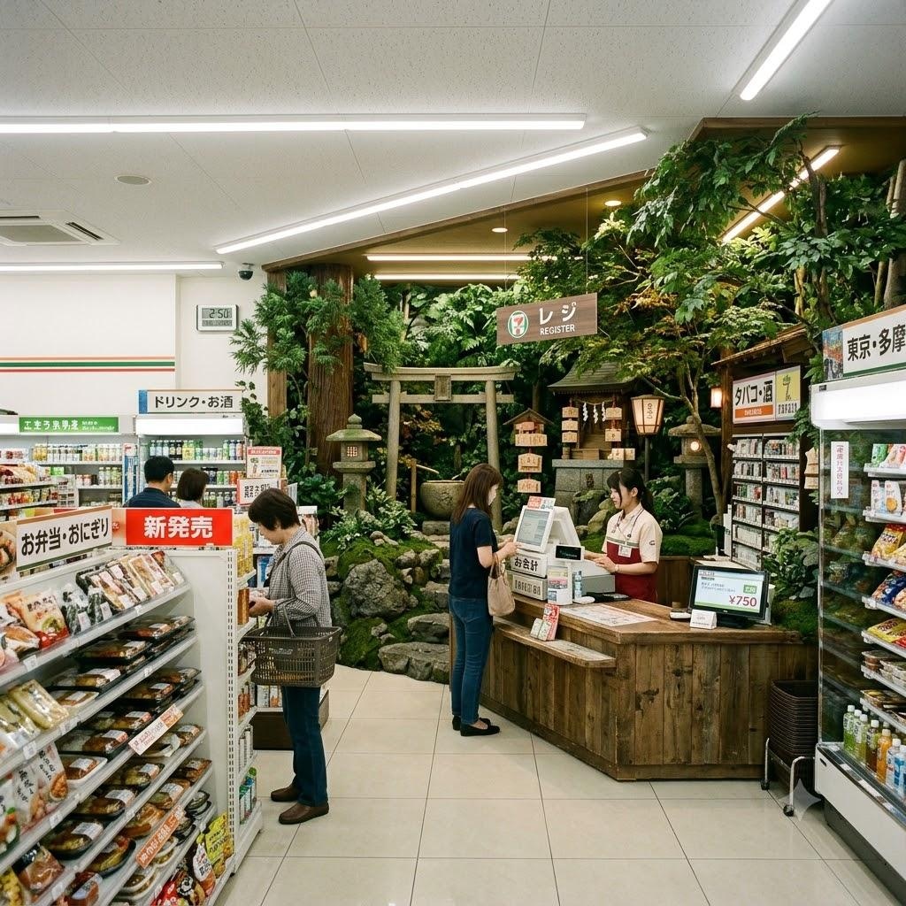 鎮守の杜コンビニ