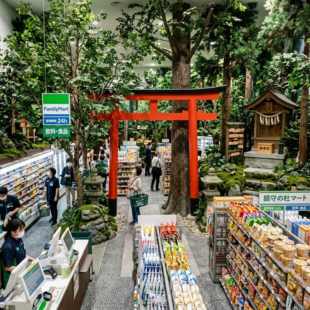 鎮守の杜コンビニ