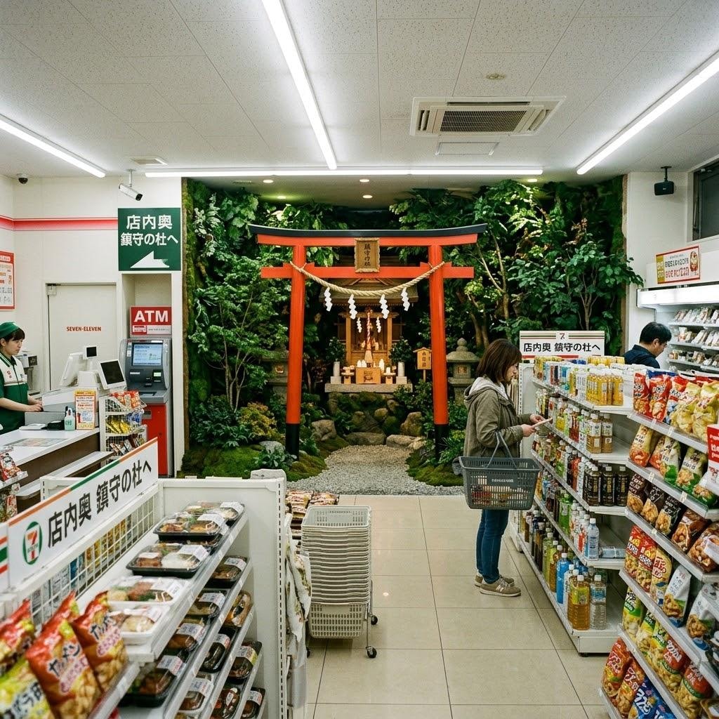鎮守の杜コンビニ