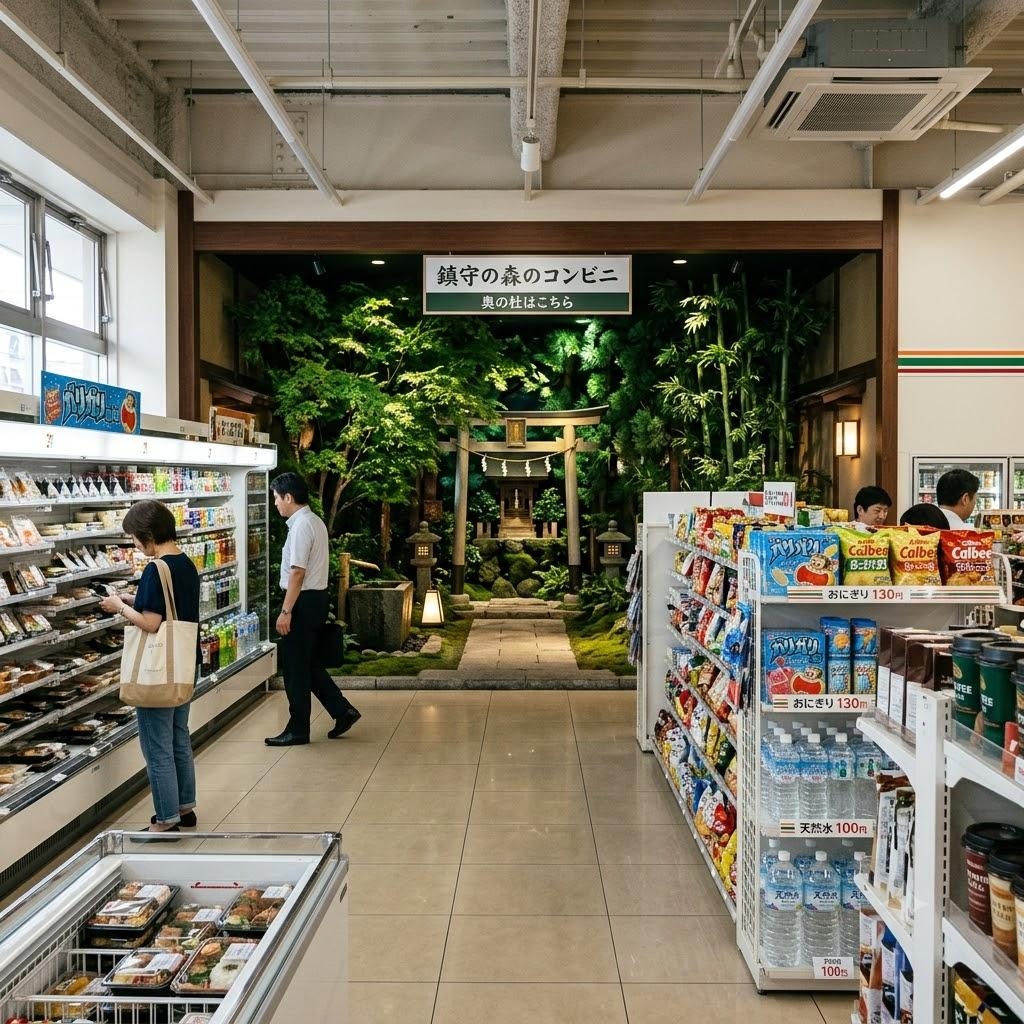 鎮守の杜コンビニ