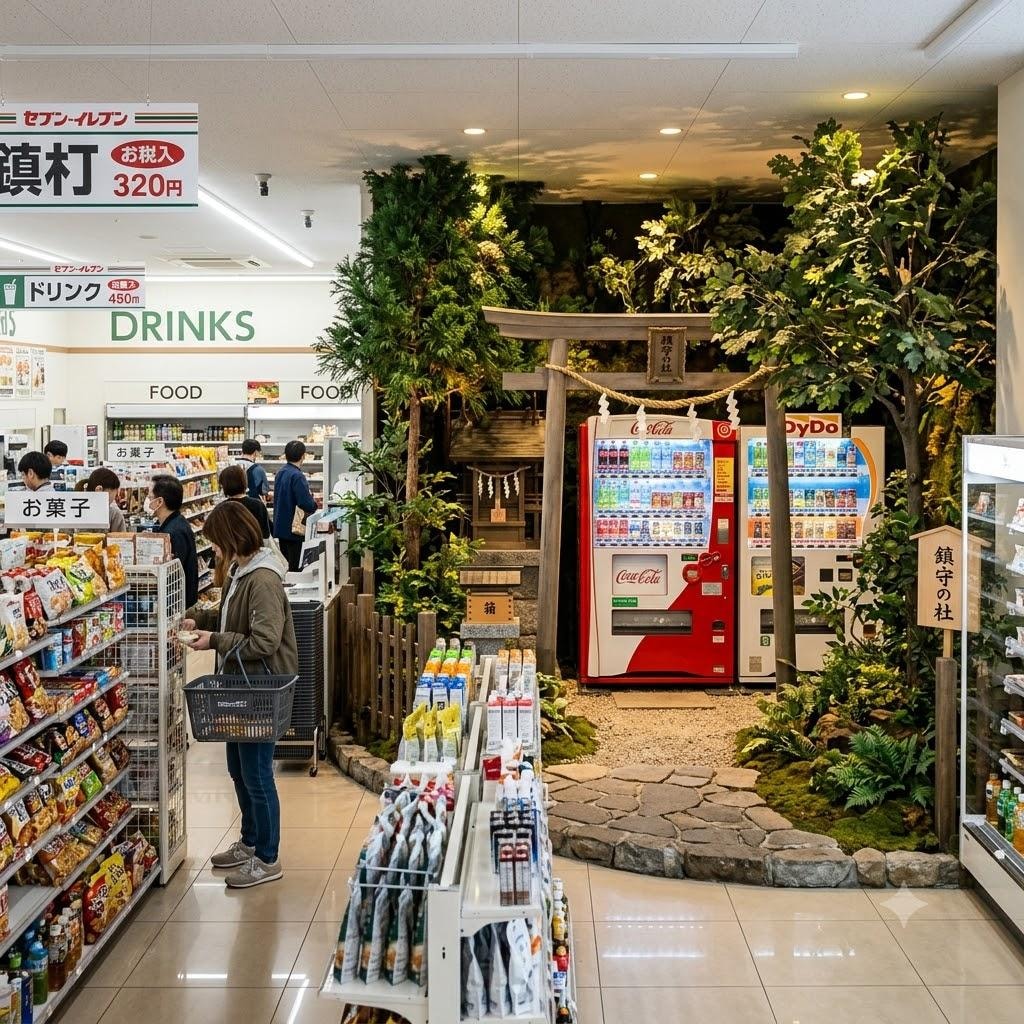 鎮守の杜コンビニ