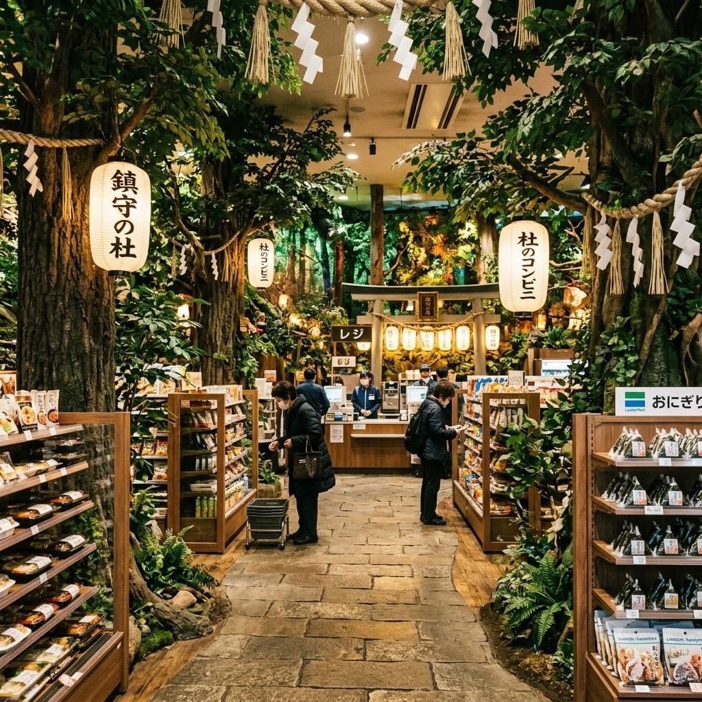 鎮守の杜コンビニ