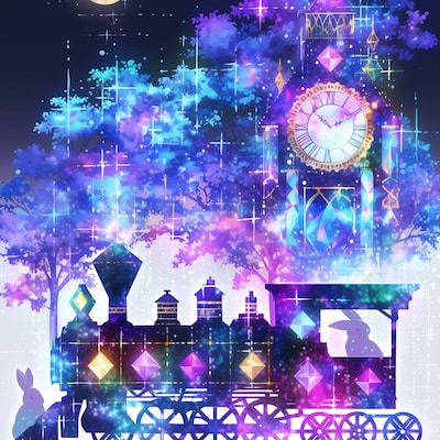 キラキラうさぎ鉄道