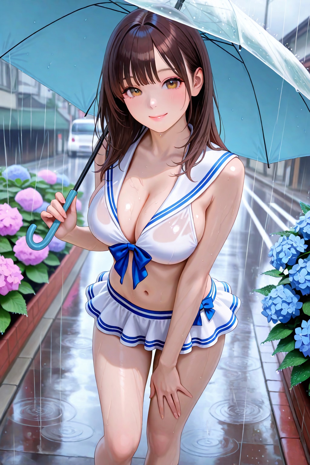セーラー水着