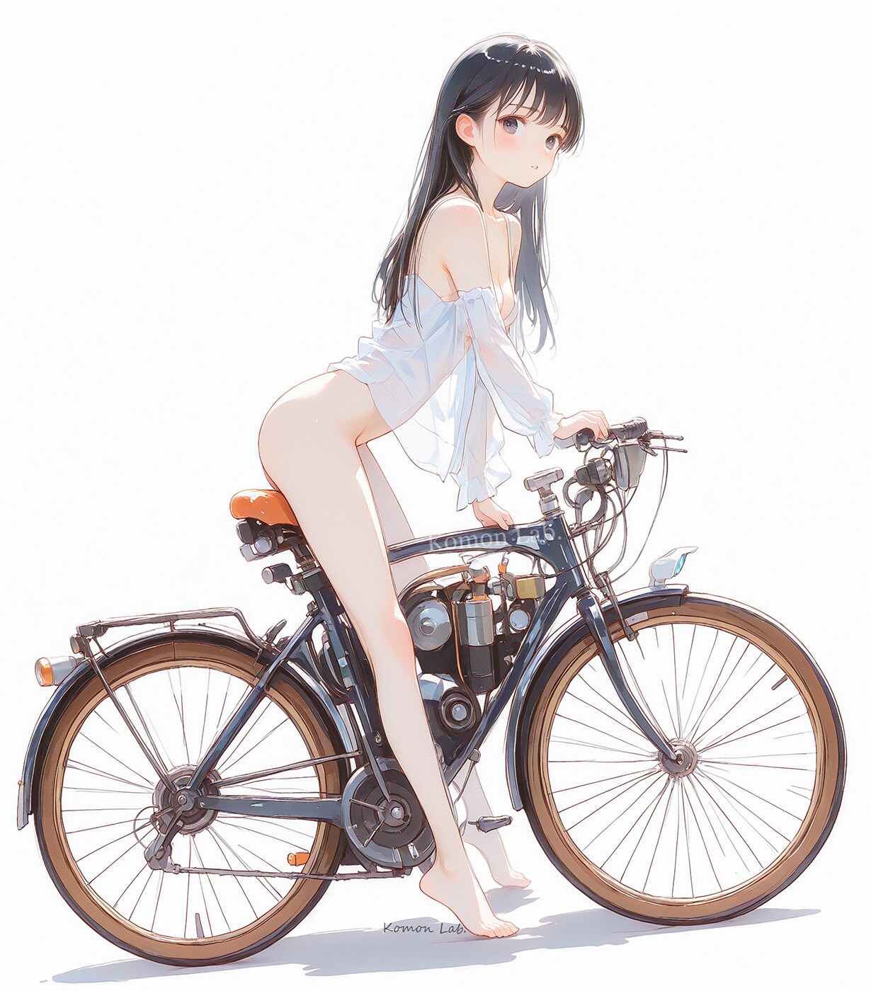 蒸気機関付き自転車