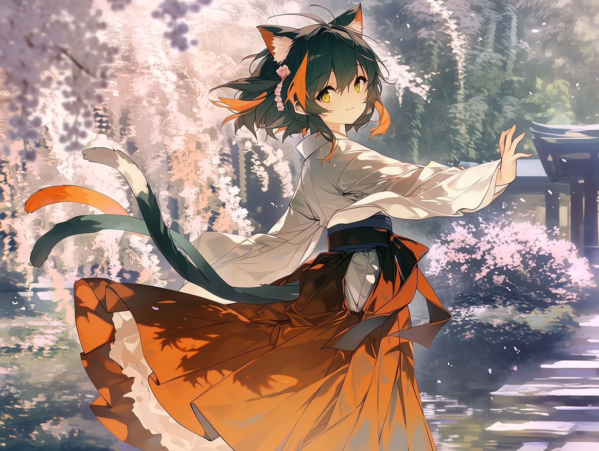 桜の舞（１）翠鈴　niji7 | の人気AIイラスト・グラビア