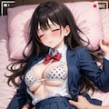 睡眠巨乳ちゃん→脱衣ぶっかけ 2枚目