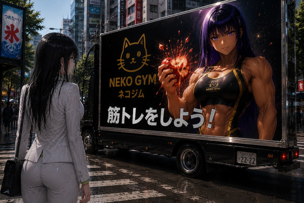 筋トレ女子と具合が悪い女子