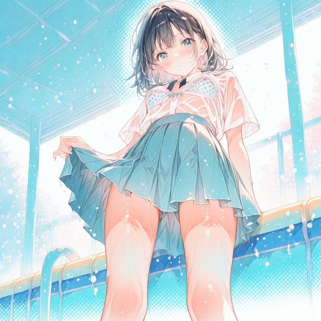 「濡れちゃったね❤」